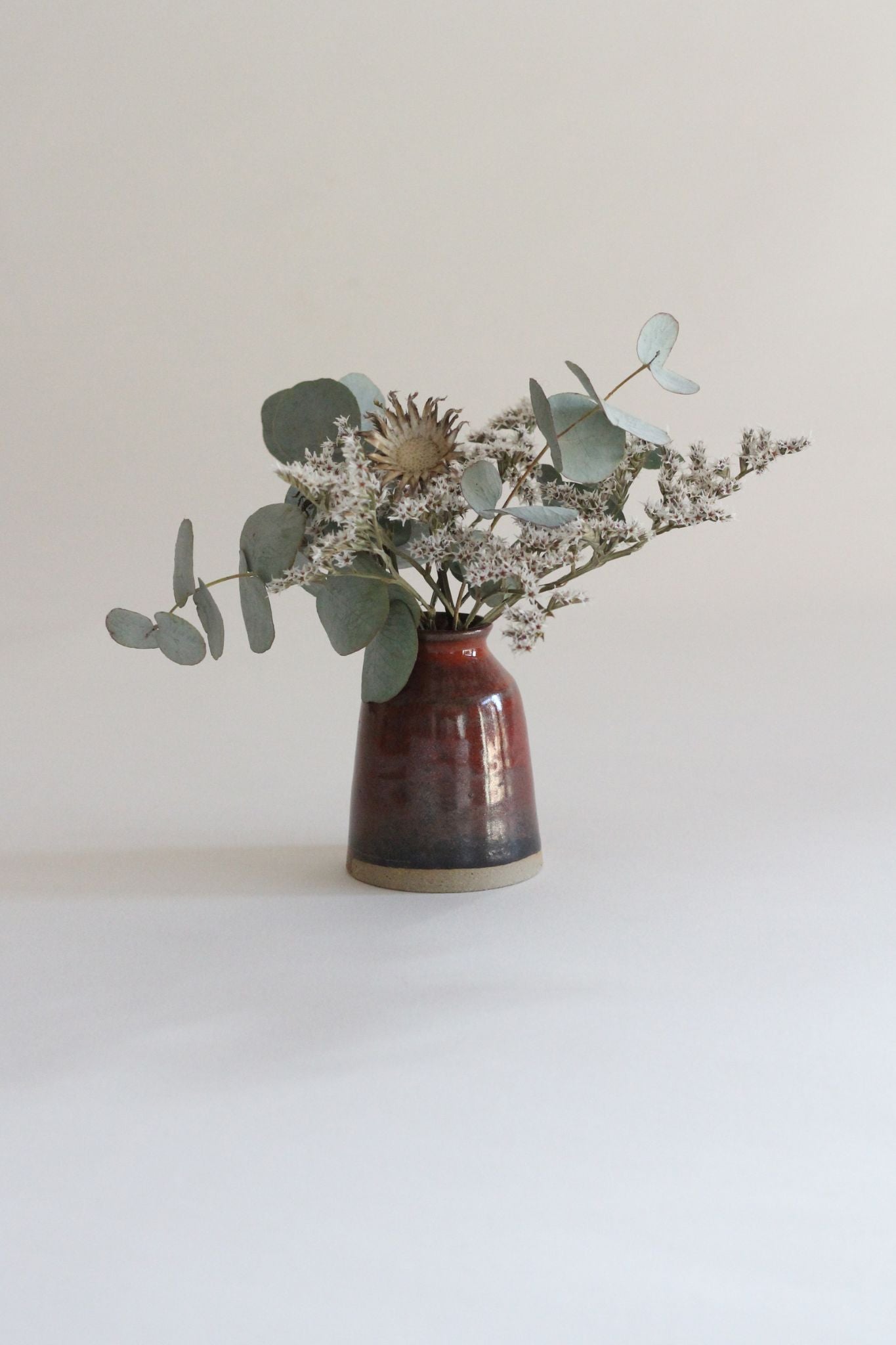 Wightman Studio Rust Bud Vase